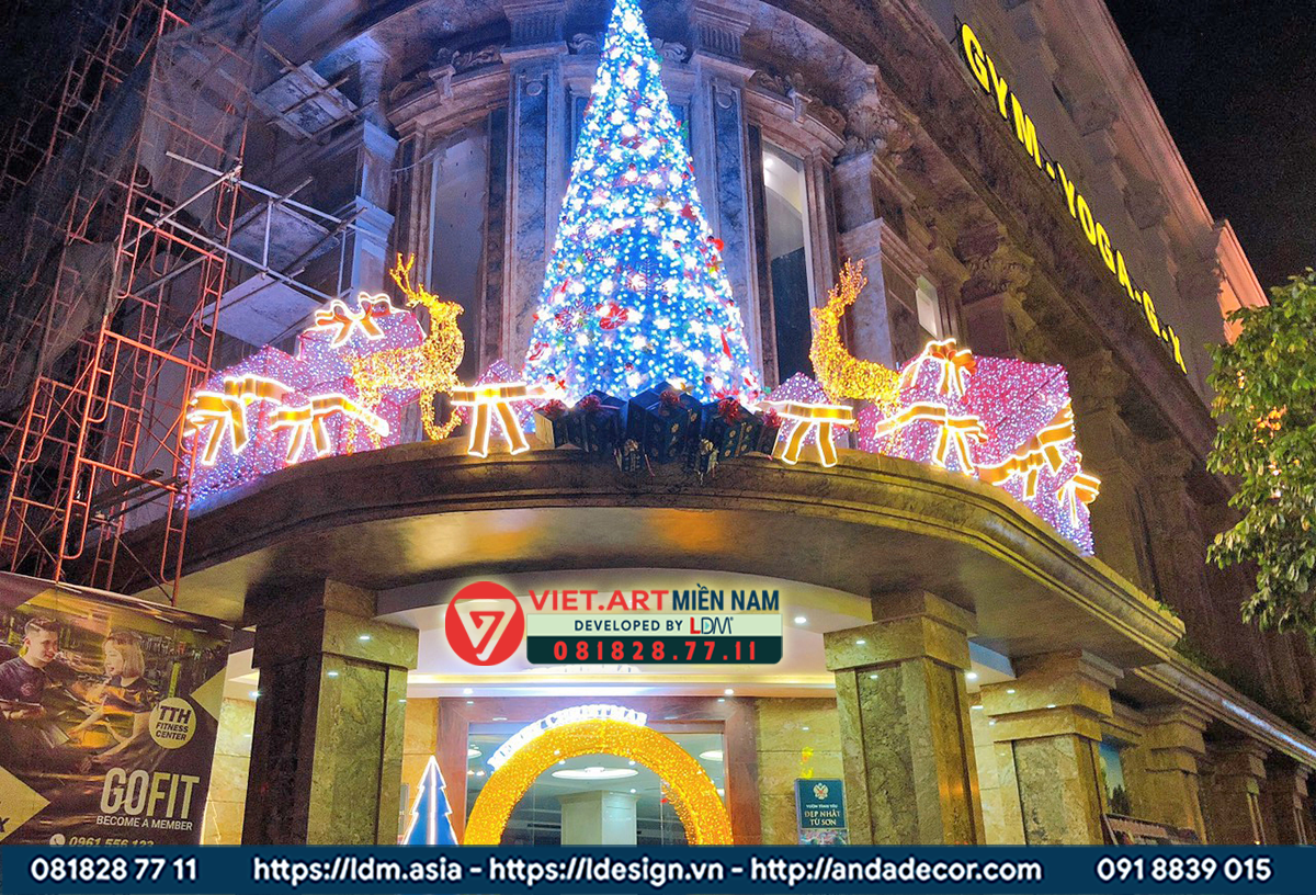 Christmas decoration design and construction service in Ho Chi Minh City